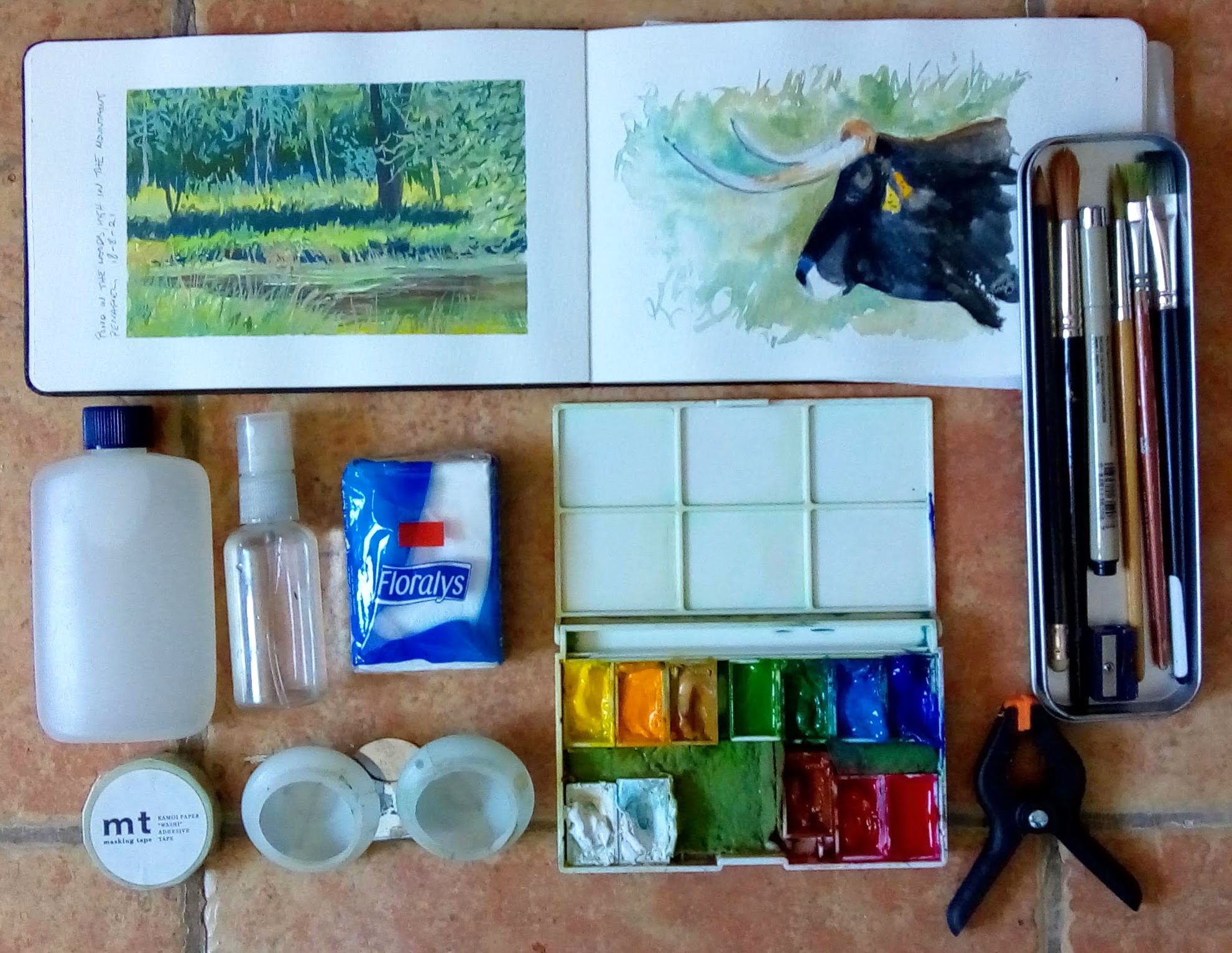 How to Use White Gouache to Touch Up Your Art 