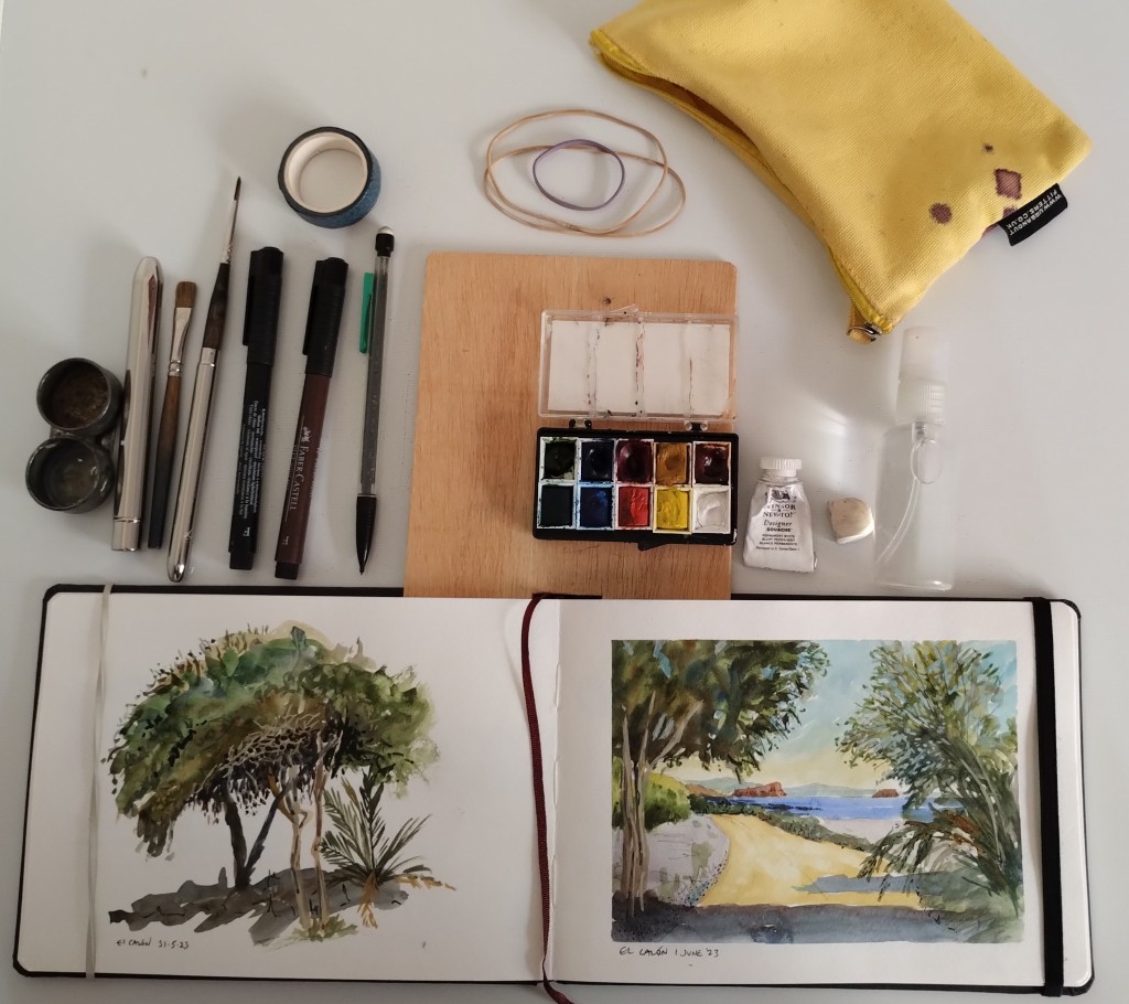 Plein air painting kits for watercolour and oil. – Andy Walker Art